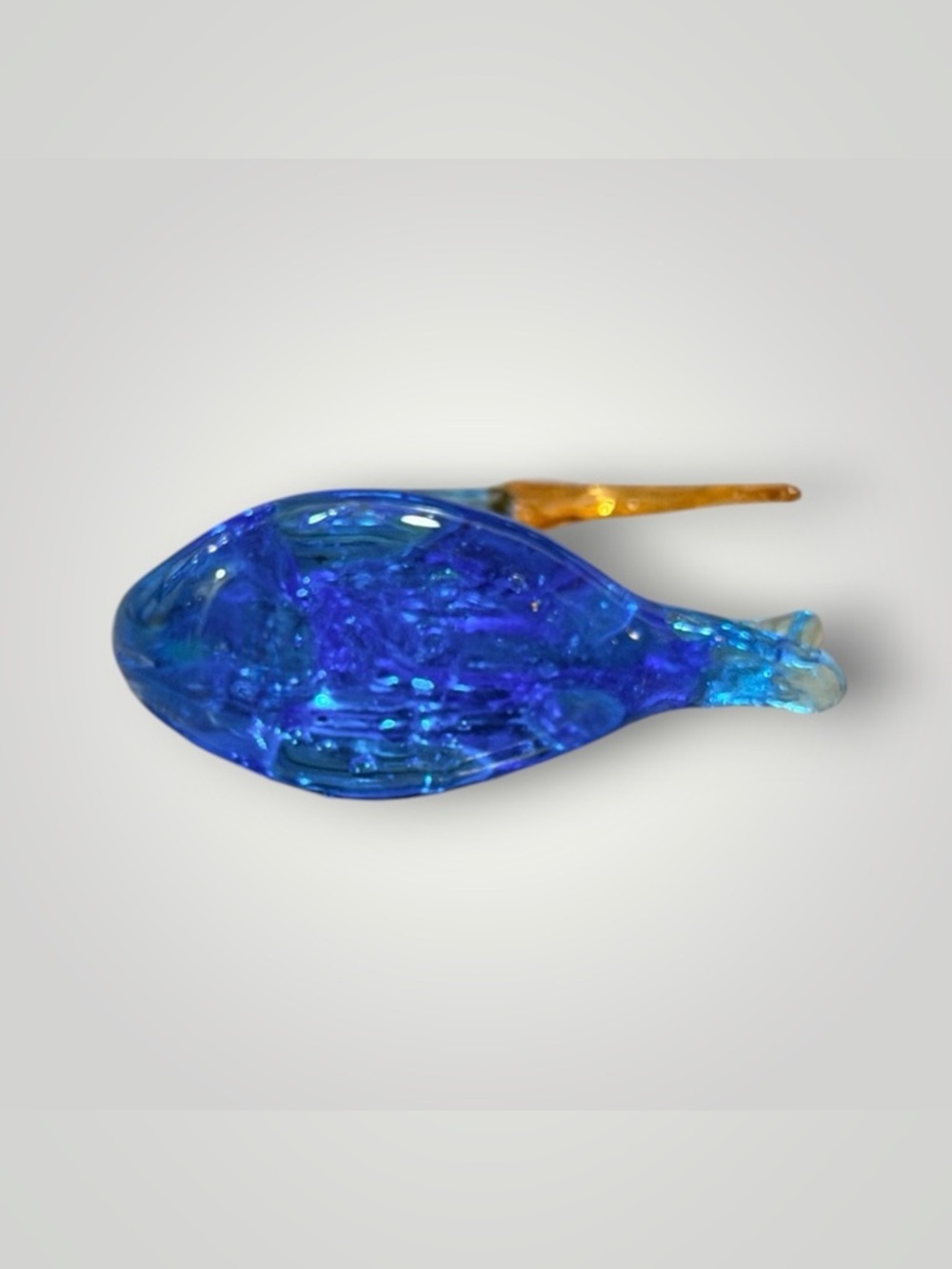 Vintage Fish Glass Art Style Sculpture - Picture 3 of 7